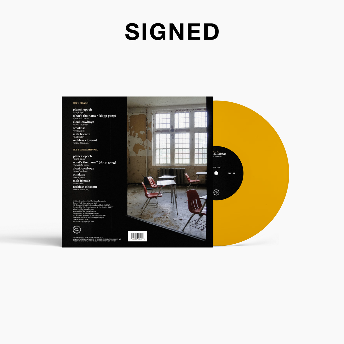 Dopp Ganguage (Canary Yellow Vinyl) [Signed] PREORDER