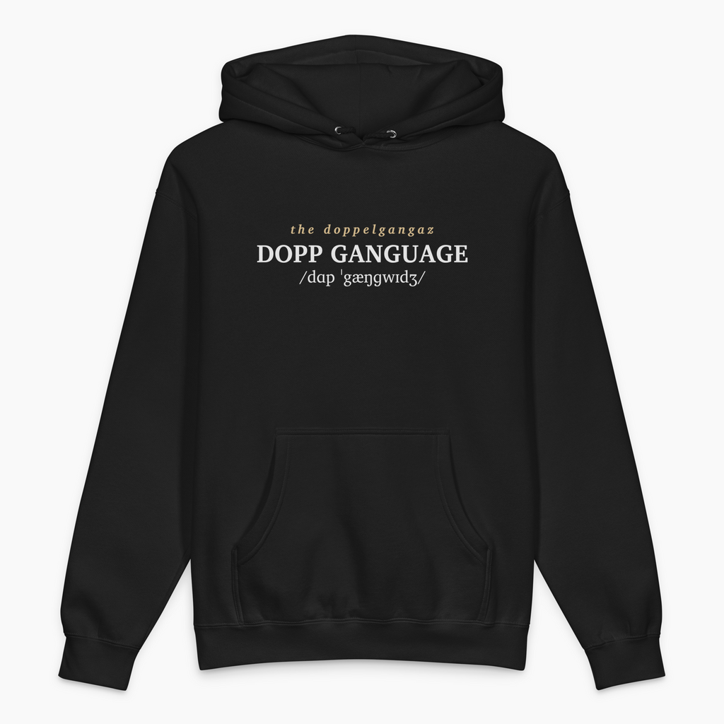 Dictionary Heavyweight Hoodie (Black)