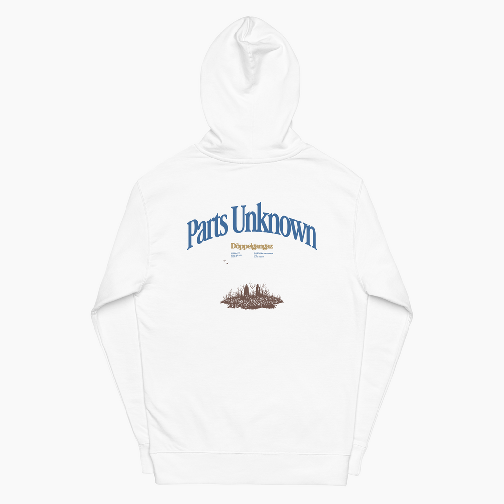 Parts Unknown Midweight Hoodie (White)