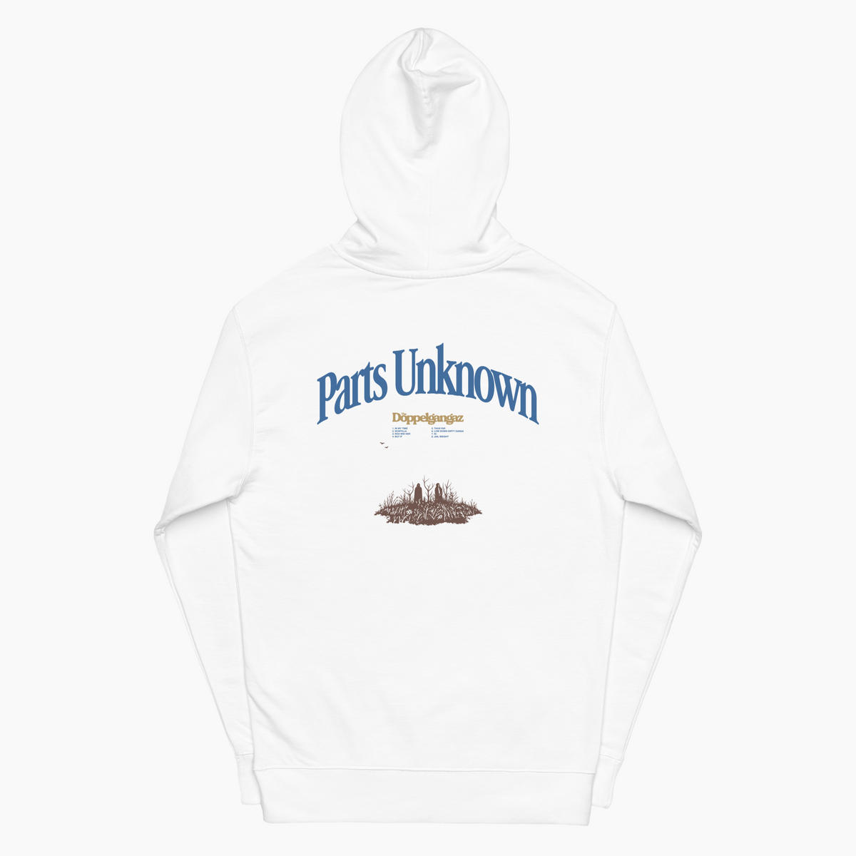 Parts Unknown Midweight Hoodie (White)